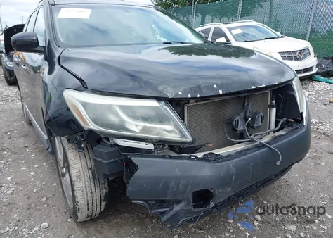 2013 Nissan Pathfinder Platinum из США, поврежденный, VIN 5N1AR2MM2DC637622